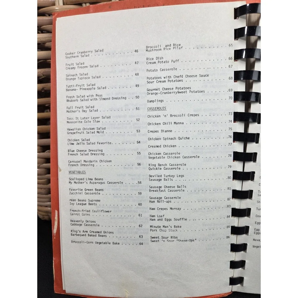 Greenville College Cookbook Greenville, Illinois 1983 257 Pages Local